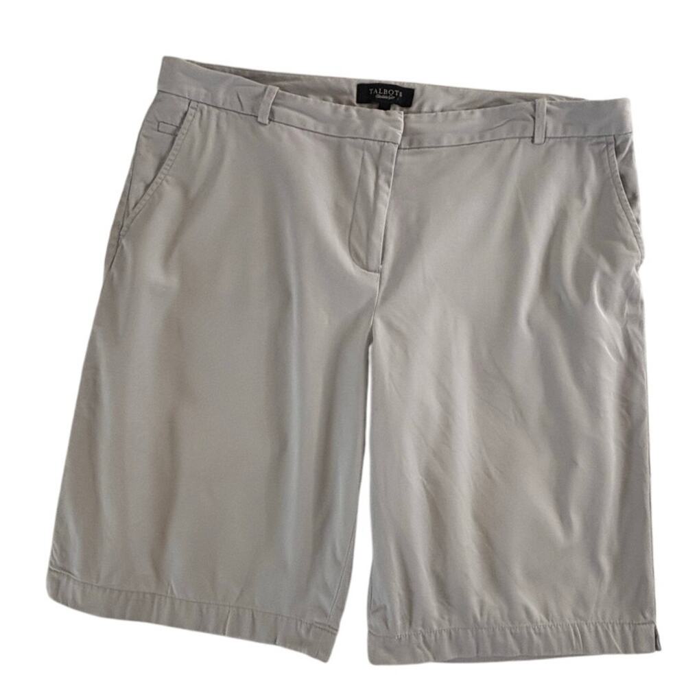 Talbots Sz 14 Gray Walking Shorts